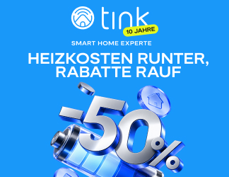 Jetzt bei den tink Energiespartagen bis zu 50% sparen - zum tink Shop